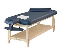 Master Massage 76cm Wide Laguna Stationary Massage Table Capacity:450kg Massage Sofa Beauty Bed, Royal Blue