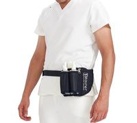 Master Massage Adjustable Double Bottles Massage Oil Holster Massage Lotion Holster for 8 Oz (2 Bottles Include)