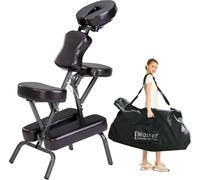 Master Massage Bedford Lightweight Height Adjustable Massage/Tattoo Chair, with Carrying Case, Folding Face Cradle. Potable Massage Chair