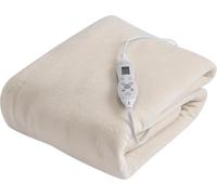 Master Massage Deluxe Fleece Massage Table Warmer, ETL Certified, Heating pad with Adjustable Heating and Timer, Cream