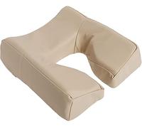 Master Massage Ergonomic Dream Head Cushion Face Cushion for Massage Table Memory Foam Beige