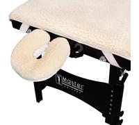 Master Massage Fitted Ultra Fleece Massage Table Pad Set (2 pcs Set), Cream