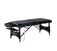 Master Massage Galaxy Portable Massage Table with Heating Top Portable Massage Table, 71cm, 7.6cm Foam with Full Accessories in Black