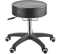 Master Massage Glider Ergonomic Swivel Adjustable Height Rolling Hydraulic Stool for Therapist, Barber Chair, Dental Chai