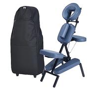 Master Massage Lightweight Profeesional Portable Massage Chair/Tatto Chair with Wheeled Carry case, Highly Adjustable.