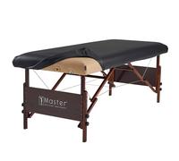 Master Massage Linens, Faux Leather, Black, Standard