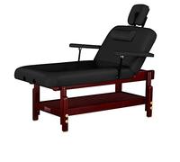 Master Massage Memory Foam Montclair Stationary Massage Table Package with Lift Back, 79 cm, Black