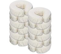 Master Massage Microfiber Headrest Face Cushion Face Pillow Cover 12 Piece Set- Sand Colour