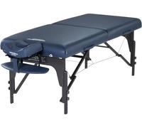 Master Massage Portable Massage Table Montclair in Royal Blue ，79cm, 7.6cm Memory Cushion, Full Massage Table Package
