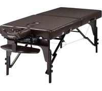 Master Massage Portable Massage Table Supreme, 79cm in Chocolate, 7.6 cm Memory Cushion, with Facehole, Full Massage Table Package