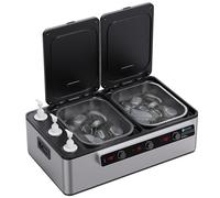 Master Massage Professional Electric 2IN1 Massage Stone Heater & 3 Bottle Massage Oil & Lotion &Gel Heater-Digital Hot Stone Massage Oil Warmer for Massage Therapy