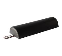 Master Massage Semi-Round Bolster Half Round Pillow, Black, 23 cm, Large