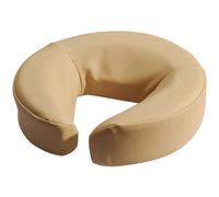 Master Massage Table Face Cradle Pillow Professional, Massage Bed Universal Face Down Pillow Headrest Face Rest, Face Pillow for Portable Massage Chair,Spa Bed With Pu Leather and Memory Foam-(Cream)