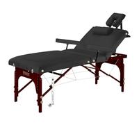 Master Massage Top of Spec Memory Foam 3 Section Table, Montclair Salon with 7.6cm Thick Foam Heating top Portable Massage Table, 76cm Width Ideal Package for tattol, Massage, Facial.