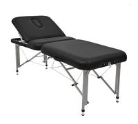 Master Massage Ultra Light, liteMaster 3 Section Massage Table with Face Hole, 14.5kg with Adjutable Backrest, 63.5cm