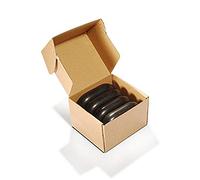 Master Massage X-Large Ovular Basalt Stone Pack (11.7 cm x 7.7 cm x 2.7 cm)