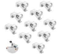 Master Miniature Circuit Breaker Lockout Pins Lock off Device Pins for MCB RCD Leakage Protector Circuit Equipment Maintenance Safety Lockout Tagout Kit Electricians Valve Lockout Clamp on 8mm 10Pcs