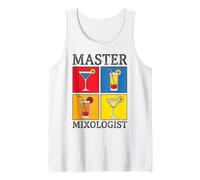 Master Mixologist Retro Pop Art Cocktail Maker Tank Top