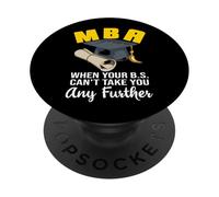 Master of Business Administration MBA Masters Degree PopSockets Adhesive PopGrip