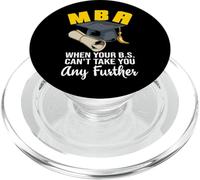 Master of Business Administration MBA Masters Degree PopSockets PopGrip for MagSafe