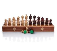 Master of Chess Wooden Chess Set with Pieces 60 cm / 23 in - Handcrafted and Portable Large Chess Board Game for Adults and Kids