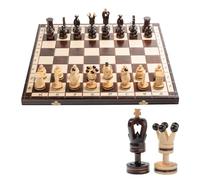 Master of Chess Wooden Chess Set with Pieces "ROYAL GAMBIT" 50 cm / 20 in - Handmade Large Portable Chess Board Game for Adults and Kids