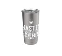 Master of Computer Science Artificial Intelligence Stainless Steel Insulated Tumbler