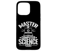 Master of Computer Science Data Security Case for iPhone 15 Pro Max