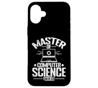 Master of Computer Science Data Security Case for iPhone 16 Plus
