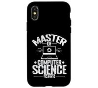 Master of Computer Science Data Security Case for iPhone X/XS