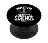 Master of Computer Science Data Security PopSockets Adhesive PopGrip