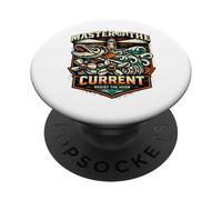 Master of Current Fishing Angler Hobby PopSockets Adhesive PopGrip