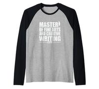 Master of Fine Arts in Creative Writing (M.F.A.) Raglan Baseball Tee