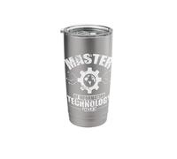 Master of Information Technology Network System Security Stainless Steel Insulated Tumbler