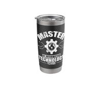Master of Information Technology Network System Security Stainless Steel Insulated Tumbler