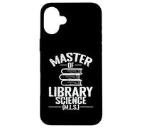 Master of Library Science/Library Information Science Case for iPhone 16 Plus