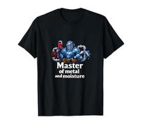 Master of Metal and Moisture Plumber Pun Knight Art T-Shirt