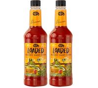 Master of Mixes Cocktail Mixers | Bloody Mary | 1 Litre | Cocktails in seconds | Just add Alcohol | Makes 10 cocktails per bottle | Bloody Mary Mix | Drinks Mix (Pack of 2)