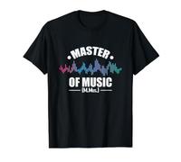 Master of Music Composition and Theory Value Graphic T-Shirt, Men, Black, M