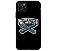Master Of Pipes And Wrenches Funny Plumber Quote Saying Joke Case for iPhone 11 Pro Max