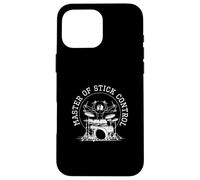 Master Of Stick Control Funny Drum Players Drummer Musician Case for iPhone 16 Pro Max