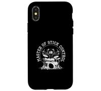 Master Of Stick Control Funny Drum Players Drummer Musician Case for iPhone X/XS