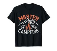 Master Of The Campfire Funny Adult Camping Shirts Camp Gift T-Shirt