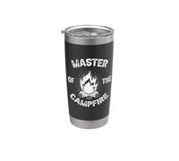 Master of The Campfire Mountaineering Camp Camping Camper Stainless Steel Insulated Tumbler