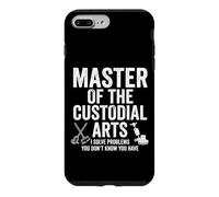 Master of the Custodial Arts Funny Janitor Solving Problems Case for iPhone 7 Plus/8 Plus