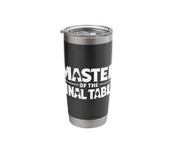 Master of the Final Table Funny Skilled Poker Player Quotes Stainless Steel Insulated Tumbler