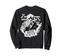 Master of the Flow Plumber Skeleton Funny Plumbing Gift Sweatshirt