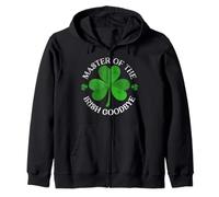 Master of The Irish Exit Goodbye Shamrock St. Patrick’s Day Zip Hoodie