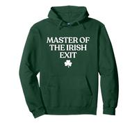 Master Of The Irish Exit Irish Goodbye Funny St Patricks Day Pullover Hoodie