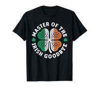 Master of The Irish Goodbye Lucky Celtic Knot 4 Leaf Clover T-Shirt